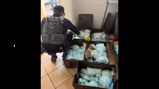 El titular de la SSPC destacó que la operación se originó a partir de un intercambio de información con la DEA