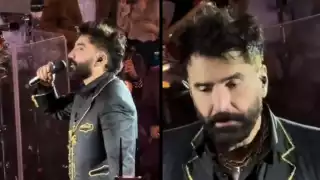 Alejandro Fernández es captado supuestamente borracho en pleno concierto