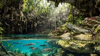 Hay diversas especies que habitan en los cenotes de Yucatán