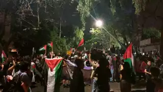 Así se desarrolló la marcha pacífica, a favor de Palestina, en CDMX