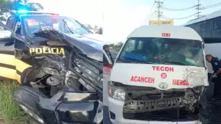 Paramédicos atendieron a las 18 personas involucradas en el choque