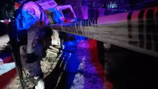 La policía tomó el control de la zona para investigar los hechos violentos