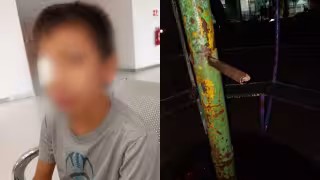 Denuncian abandono de parque en Maxcanú tras grave accidente que dejó herido a un niño