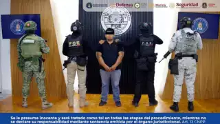 La captura se dio como resultado de un trabajo conjunto que involucró a corporaciones de seguridad de los tres niveles de gobierno