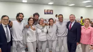 Los connacionales fueron trasladados a Amán, Jordania, donde fueron recibidos por el embajador de México en ese país