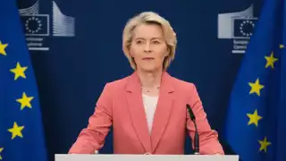 Ursula von der Leyen, presidenta de la Comisión Europea (CE)
