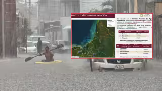 Protección Civil identificó cinco puntos críticos de inundación en Carmen, Candelaria y Palizada, los cuales exponen a más de 304 mil habitantes.