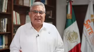 Alfonso Cepeda, líder del Sindicato Nacional de Trabajadores de la Educación (SNTE)