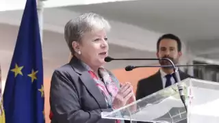 Alicia Barcena, secretaria de Relaciones Exteriores de México
