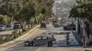 En el primer enfrentamiento murieron ocho presuntos delincuentes y se aseguraron siete armas largas, dos lanzacohetes y ocho vehículos