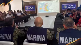 Marina activa plan de prevención en Michoacán y Oaxaca por huracán ´Trudy’.