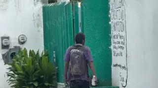 Indigente intenta sustraer cables cerca del estadio Alfonso Durán Castillo en Campeche