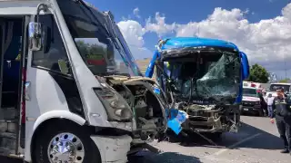 Un choque en la autopista México-Pachuca entre dos camiones que se dirigián a la Ciudad de México dejó 30 heridos