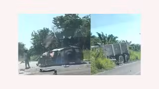 Tras el impacto una persona perdió la vida