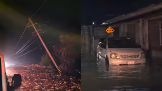 Ciudad del Carmen enfrenta inundaciones, desbordamiento del mar y deslaves carreteros