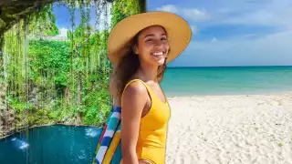 Visitar playas y cenotes en un solo día es posible desde Mérida