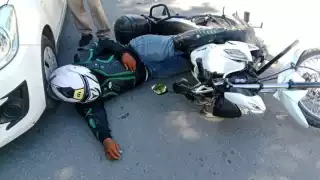 Tres accidentes en moto movilizan a elementos de seguridad de Chetumal