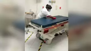 Personal de intendencia del IMSS-Bienestar en Xpujil, Calakmul, denuncia falta de pago por parte de LIMAX.