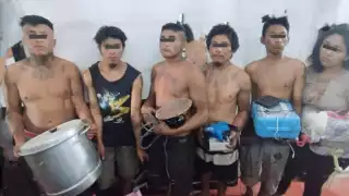 Los detenidos en Umán llevaban una hamaca, herramientas, una bocina, un estéreo, una bicicleta y utensilios del hogar.