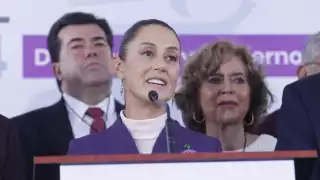 Claudia Sheinbaum durante el Tercer Debate Presidencial