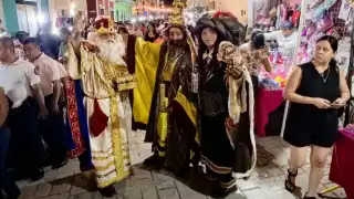 La noche de Reyes se viven en las calles de Ciudad del Carmen