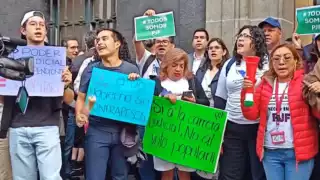 Trabajadores del Poder Judicial bloquearon los accesos a la Suprema Corte de Justicia de la nación (SCJN)