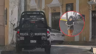 Vecinos advierten por presunto ladrón de cableado en el Centro de Champotón