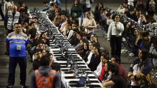 Con la jornada en el Palacio de los Deportes, la UNAM continúa la revisión del proceso de admisión 2026