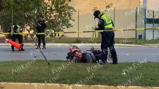 SEMEFO levanta cadáver de motociclista tras accidente en López Portillo