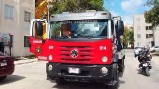 Incendio moviliza a cuerpos de emergencia en San Marcos Sustentable