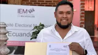 Jorge Luis Estrada Garibay (PRI, PAN, PRD): Obtuvo la alcaldía de Ecuandureo