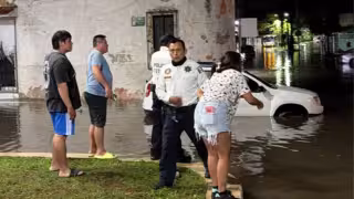 El Frente Frío 2 dejó un saldo de 500 personas afectadas en la capital de Campeche.