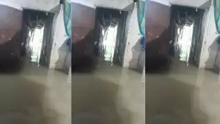 Padecen más de 20 familias de la colonia 5 de Mayo, inundaciones por el abandono de José Alfredo Méndez, alcalde de Bacalar