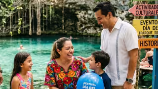 Los cenotes son lugares perfectos para visitar en el megapuente en Yucatán