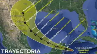 Esta será la trayectoria del Huracán Beryl
