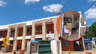 Oficinas del edificio Jaina operan con problemas por falta de energía eléctrica.