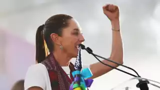 La candidata presidencial de Morena, Claudia Sheinbaum Pardo, fue la elegida por los jóvenes para ser la sucesora de Andrés Manuel López Obrador