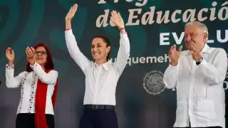 Andrés Manuel López Obrador reconoció las aptitudes de Claudia Sheinbaum