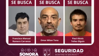 Las autoridades indicaron que el operativo permanecerá activo hasta lograr la captura de los evadidos