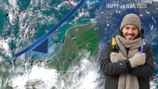 Habrá bajas temperaturas y probables lluvias para iniciar el 2026 en Yucatán