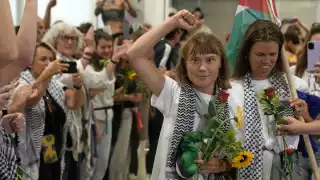 La flotilla Global Sumud partió en septiembre con más de 400 activistas internacionales, incluidos políticos, defensores de derechos humanos y personal médico