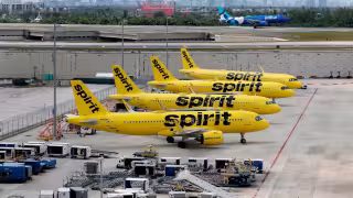 Spirit Airlines mantenía una amplia red de rutas entre Estados Unidos