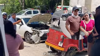 Mototaxista lesionado exige justicia tras choque con vehículo de Juan Bernés