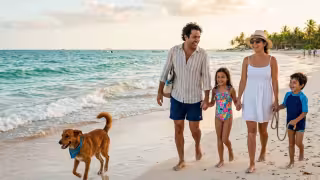 No todas las playas de Yucatán son aptas para visitar con mascotas