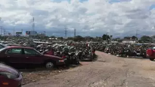 Se registra una saturación en los depósitos vehiculares en Yucatán