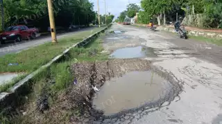 Lluvias provocadas por el frente frío 22 dejaron encharcamientos en Escárcega.