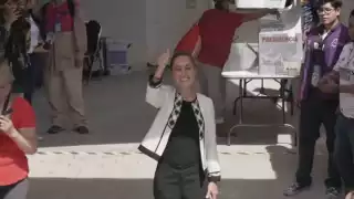 Claudia Sheinbaum, candidata de la coalición Sigamos Haciendo Historia