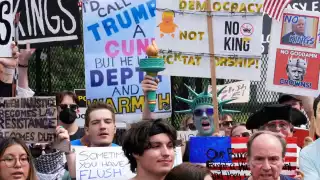 Bajo el lema “No Kings”, el movimiento denominado 50501 organizó movilizaciones simultáneas en parques, calles y plazas del país