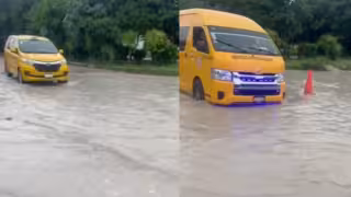 Colonia Las Casitas de Mahahual presenta inundaciones por lluvias recientes