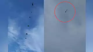 Un cadete de la Infantería de Marina murió en un ejercicio de paracaidismo en Champotón.